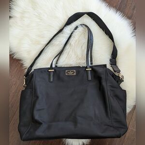 Kate Spade Dawn Nylon Baby Diaper Bag Black *No Changing Pad